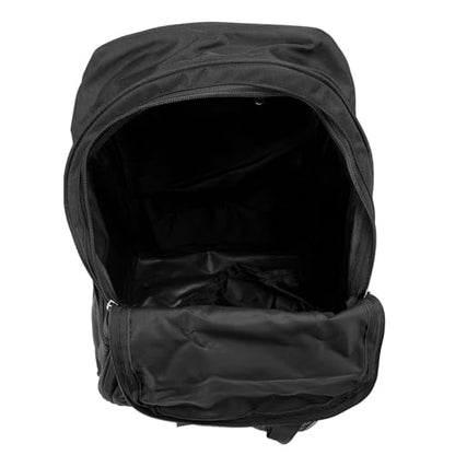 Zunate Large Capacity Sports Backpack, Oxford Cloth Bag with Laptop Compartment and Ventilated Mesh Pockets for Football Basketball Gear in Red, 40 X 30 X 25cm - color: Black