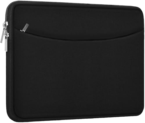 Laptop Case 15 inch, Shockproof Protective Computer Bag with Accessory Pocket, Traveling Laptop Sleeve Cover Compatible with 15 inch New MacBook Air, MacBook Pro, HP, Dell, Lenovo, Black - color: Black, size: 15 inch