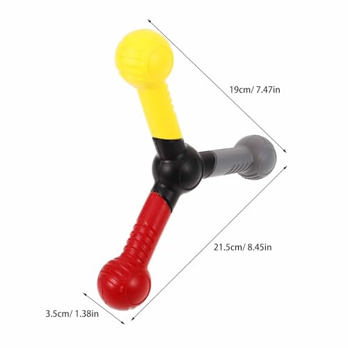 Reaction Training Stick - Hand Eye Coordination Training Tool for Athletes - 3-Prong Reflex Trainer for Baseball, Football, Basketball & Goalies - Improve Agility, Focus & Speed