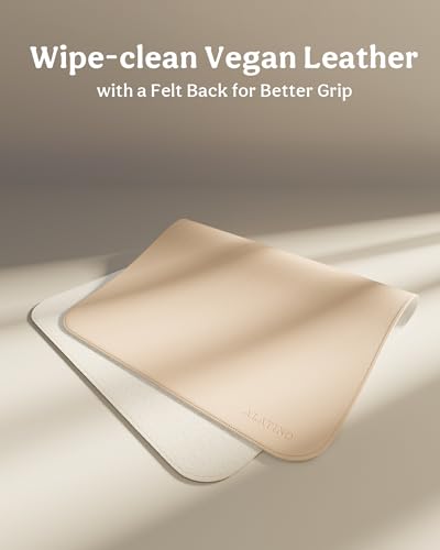 Vegan Leather Portable Changing Pad 2 Pack – Large 30"x17" Waterproof Travel Diaper Mat, Wipe-Clean & Foldable Changing Mat for Babies & Toddlers, Perfect Newborn Baby Shower Gifts (Beige & MossGreen) - color: Beige & Moss Green