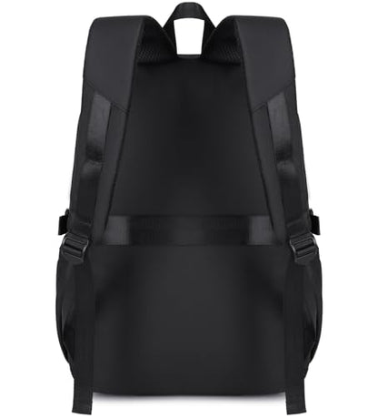 JIANYA Laptop Backpack for College Women Travel Backpack Big Student School Bag, Water Resistant Fits 15.6" Notebook - color: Black