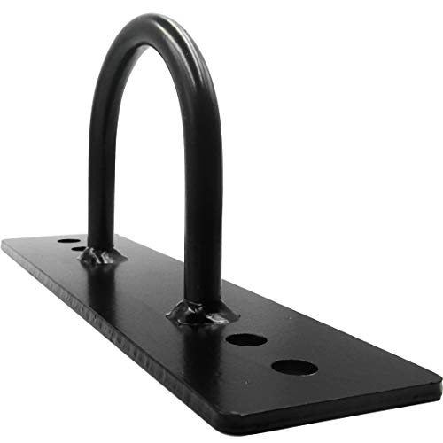 Battle Ropes Anchor, Battle Rope Wall Ceiling Mount Kit Bracket Hook for Suspension Straps Crossfit Gymnastic Rings, Body Weight Strength Training Systems, Yoga Swings Hammocks, Boxing Equipment - color: 1 Black