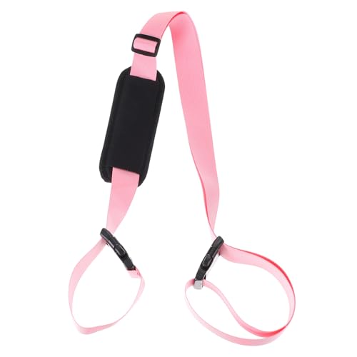 PATIKIL Pink Adjustable Beach Chair Straps, Shoulder Carrying Straps for Folding Chair Backpack - color: Pink