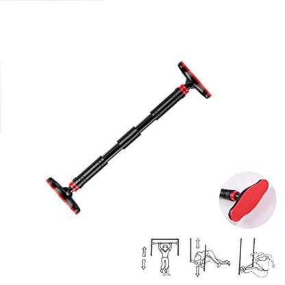 Doorway Pull Up Bar No Screws, Adjustable Width Chin Up Bar with Safety Lock & Anti-Slip Mat for Home Gym Exercise Fitness Strength Training, Max Weight Up to 350Kg - size: A60~100CM