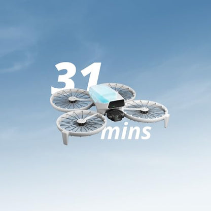 DJI Flip with RC-N3 Remote & 2-Year Warranty | 4K UHD Camera Drone, Follow Me, Palm Takeoff, Under 249g, 128GB MicroSD, Backpack & Landing Pad Bundle
