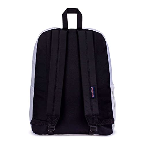 JanSport Superbreak Backpack - Durable, Lightweight Premium Backpack, White - color: White