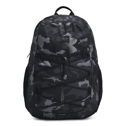 Under Armour Hustle Sport Backpack - color: (023) Black / Black / Metallic Black