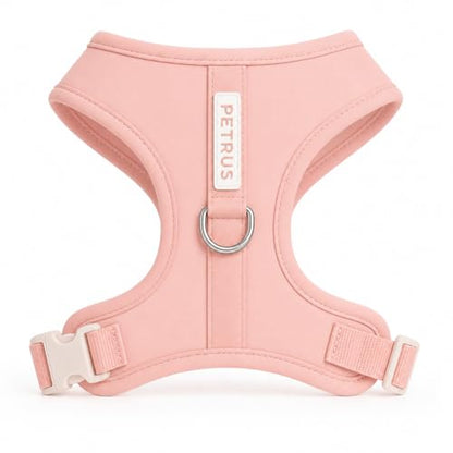 Premium No-Pull Dog Harness Soft Neoprene & Breathable Mesh Vest with Front & Back Clip D-Rings Adjustable Lightweight Walking Harness for Puppies, Small & Medium Dogs (Baby Pink, M) - color: Baby Pink, size: M: Neck=15.4-20.1''/Chest=18.1-24.4''