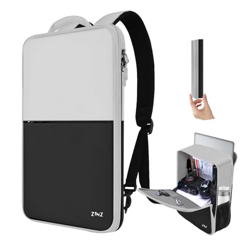 ZINZ Slim & Expandable Laptop Backpack 17 inch Travel Business Backpack Water Resistant Daypack Bookpack for Most 17 inch NoteBooks，B01WH01 - color: B01wh01