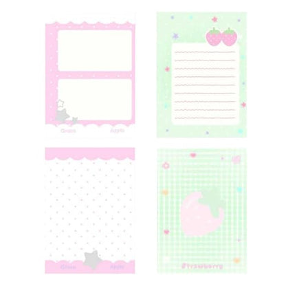 Clear Binder,6-Hole M5 Clear Portable Cute Binder | Pocket Journal Planner - for Journal Planner Daily Weekly Monthly Study Work Business Travel Home Office Desk Backpack Purse