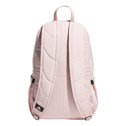 adidas Defender 5 Backpack for Sports, Gym, School and Travel, 33L, Sandy Pink/Black/Grey Two, OSFA - color: Sandy Pink/Black/Grey Two