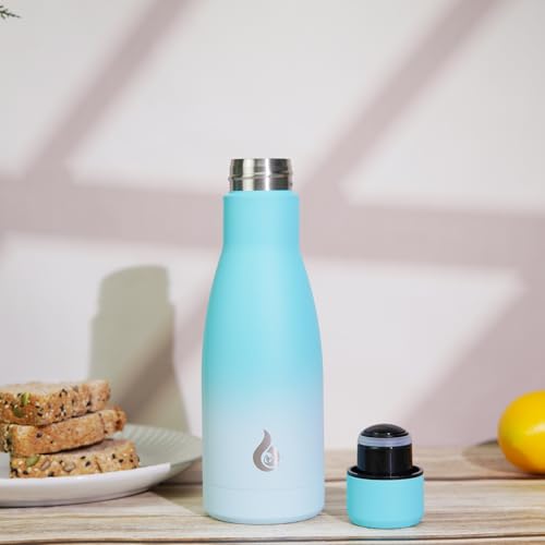 BJPKPK 25 oz Insulated Stainless Steel Water Bottle, Metal Sports Flask - color: Sea Salt, size: 25 Ounces