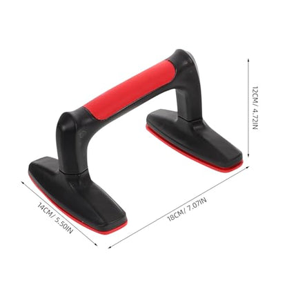 PRETYZOOM 2pcs Push up Bars Floor Push-up Handles Non-slip Plastic Parallettes Strength Training Fitness Equipment Home Gym Workout Chest Muscle Trainer
