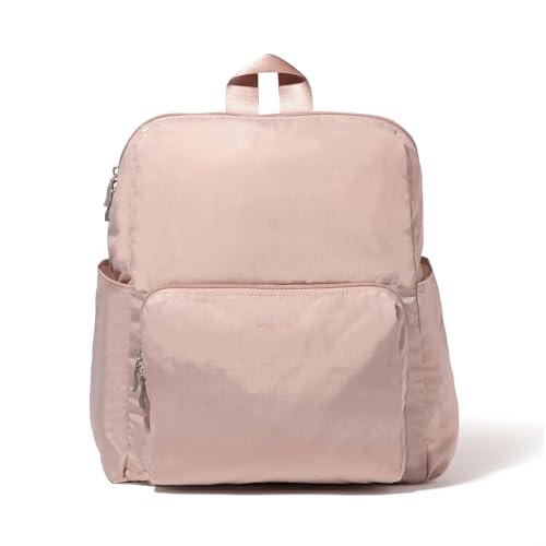 Baggallini Women's Carryall Packable Backpack, Ballet Pink - color: Ballet Pink