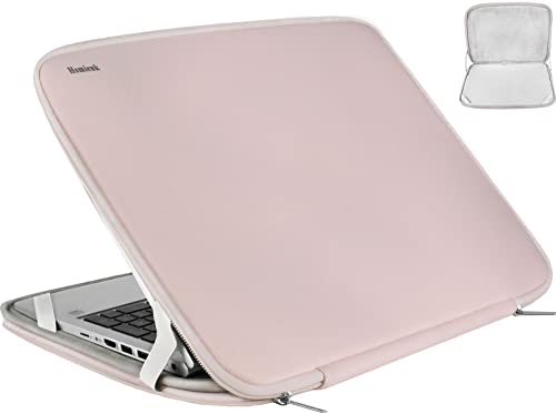 Laptop Sleeve Case 15.6 Inch, Durable Shockproof Protective Cover Flip Case Briefcase Carrying Bag Compatible with 15.6" HP, ASUS, Lenovo, Acer, Notebook, Computer, Ultrabook, Chromebook, Pink - color: Pink, size: 15.6 Inch