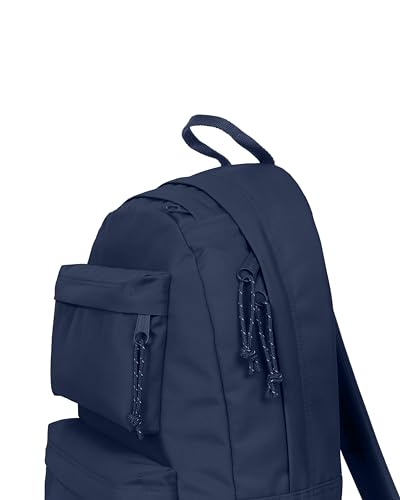 EASTPAK Padded Double – 24L Squared Backpack with Dual Front Pockets, 13” Laptop Sleeve, Bottle Holder & Padded Straps, Nighttime Navy - color: Nighttime Navy