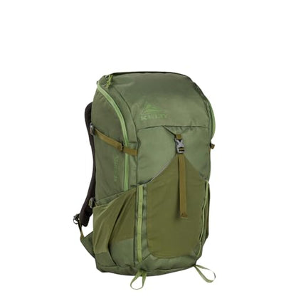 Kelty Asher Backpack, Daypack to Multi-Day Backpacking Capacity, Hiking, Lightweight Travel Pack, Internal Frame (35L Winter Moss) - color: Winter Moss/Dill, size: 35L