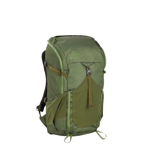Kelty Asher Backpack, Daypack to Multi-Day Backpacking Capacity, Hiking, Lightweight Travel Pack, Internal Frame (35L Winter Moss) - color: Winter Moss/Dill, size: 35L