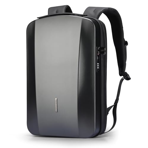 MARK RYDEN Laptop Backpack for Men, Hard Shell Anti-Theft Backpack with TSA Approved Lock and USB Charging Port, Business Backpack for Working, Commuting - color: Dark Gray, size: Hard Shell Backpack 3