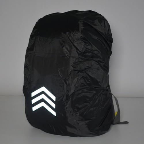 Water Proof Backpack Rain Cover with Reflective Strap Lightweight Oxford Cloth Rucksack Protector for Cycling, Hiking, Mountaineering - size: Strap-L
