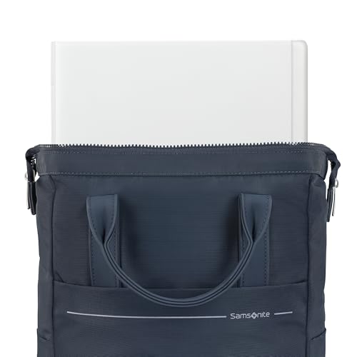 Samsonite Better Than Basics Convertible Backpack - Dual Carrying Options - Doctor-Bag Style Opening With Concealed Front Zipper - StackIt™ Strap Designed For Luggage Trolley Handle - MIDNIGHT BLUE
