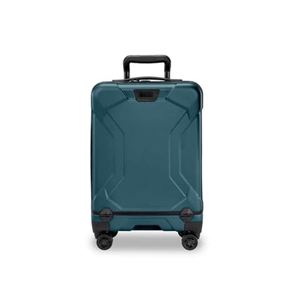 Briggs & Riley 21 Inch International Carry-On Luggage with Wheels - Small Rolling Hard Shell Heavy Duty Suitcase with Laptop Compartment - 360 Spinner Wheels - Torq Collection - Ocean - color: Ocean, size: 21"