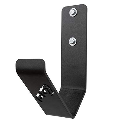 PRx Performance Exercise Rope Storage Hook, USA MADE Wall Mounted Battle Rope Holder, Home or Commercial Gym Accessory, Heavy Duty Steel, Black Powder Coated