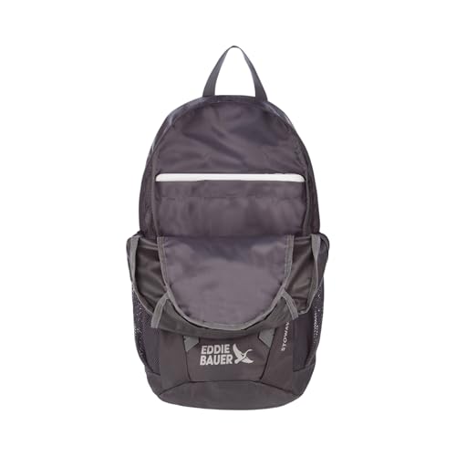 Eddie Bauer Stowaway Packable Backpack | Travel | Outdoor | Lightweight | Foldable | Durable | Ripstop Polyester | 20L - Dark Smoke - color: Dark Smoke, size: 20L