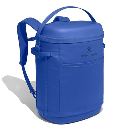 Hydro Flask Carryout Cooler Backpack - Insulated Portable Soft Cooler - 22 L Capacity in Capri Blue - color: CAPRI BLUE, size: 22 L, style: Cooler Backpack