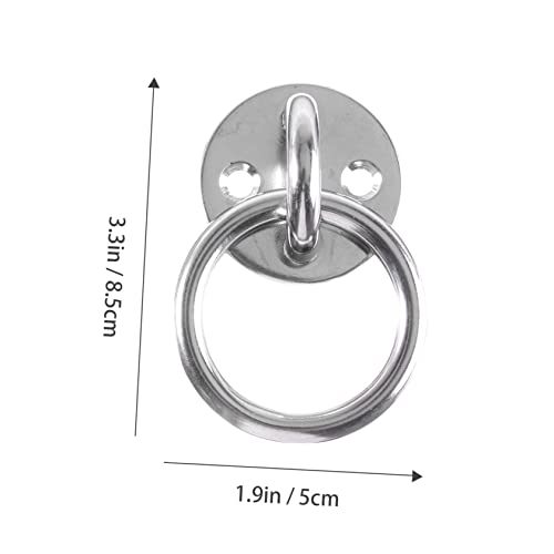 1Set Wall Mount Suspension Trainer Bracket Durable Ceiling Anchor for Resistance Bands Gymnastic Rings Yoga Swings Battle Ropes Easy Installation for Workouts