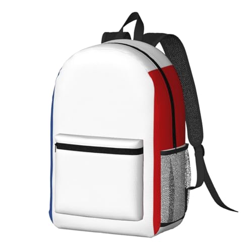 MZERSE Outdoor Backpack, Water Resistant Hiking Daypack France Flag Design, Casual Sports Bag for Men Women and Beach - color: Pattern (1108)