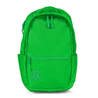 Baboon to the Moon City Backpack – Water-Repellent 16" Laptop-Friendly Backpack, Work, Travel, Gym Bag for Men & Women (New) Green - color: (New) Green