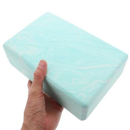 High Density Non-slip Yoga Brick Eva Foam Block for Balance Training and Stretching, Lightweight Pilates Exercise Accessory for Men and Women, Camouflage Green