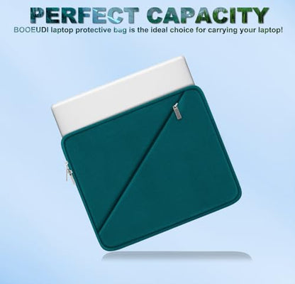 Laptop Sleeve 15.6 inch, Traveling Carrying Computer Bag with Zippered Pocket, Shockproof Protective Laptop Case Compatible for Apple Notebook, HP, Dell, Acer, Asus, Lenovo, Cyan - color: Cyan, size: 15.6 inch