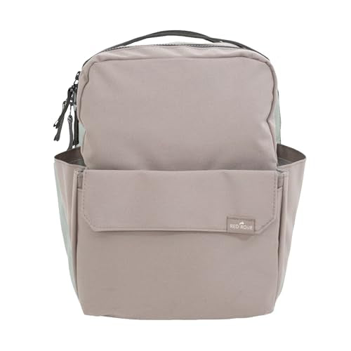 RED ROVR Mini Roo Lightweight Backpack | 6 pockets for everyday essentials (Truffle) - color: Truffle