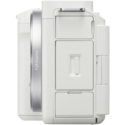Sony ZV-E1 Mirrorless Camera (White) Bundle with Backpack, Monopod, Tripod, 2 x 64GB SD Card, & More - style: Plus