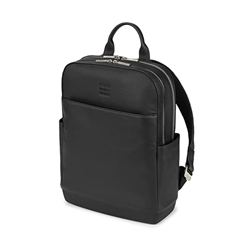 Moleskine Leather Professional Backpack, Classic, Black