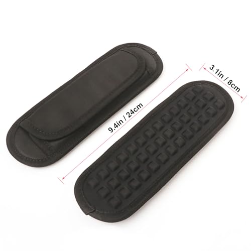momerch Detachable Shoulder Strap Pad Soft Air Cushion for Laptop Backpack Sport Bag Messenger Guitar Case - color: Black 1pcs