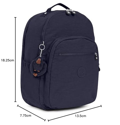 Kipling Seoul Go Extra Large Laptop Backpack True Blue Tonal - color: True Blue Tonal, size: Medium