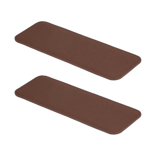 PATIKIL Felt Base Shaper 14x5 Inch, 2Pcs Bag Bottom Shaper Pad Purse Liner Board Insert Arc Corner for Handbags Tote Crossbody Bag Backpack, Brown - color: Brown, size: 14x5 Inch