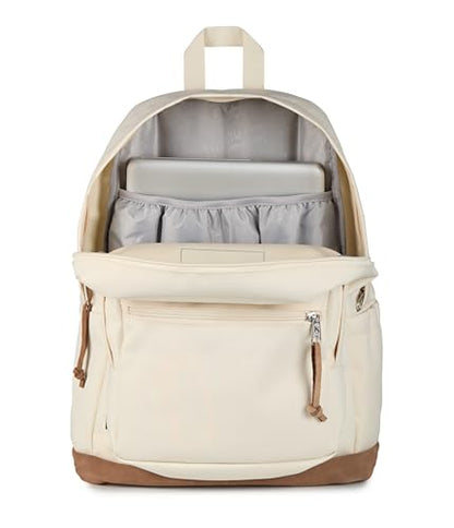 JanSport Right Pack Backpack - Durable Daypack with Padded 15" Laptop Sleeve, Spacious Main Compartment & Integrated Water Bottle Pocket - Moon Flower - color: Moon Flower