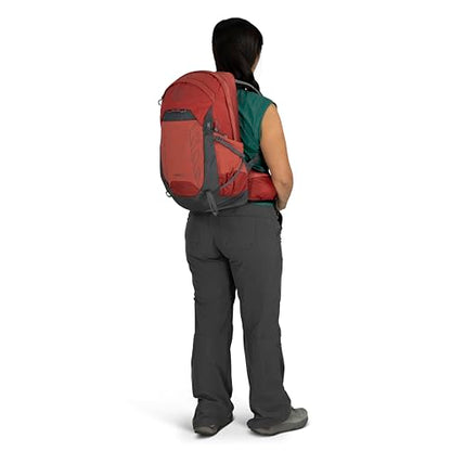 Osprey Tempest 22L Women's Lightweight Hiking Backpack - Small Daypack for Travel & Camping, Red Pampas/Coal Grey - color: Red Pampas/Coal Grey, size: 22L - Standard Fit