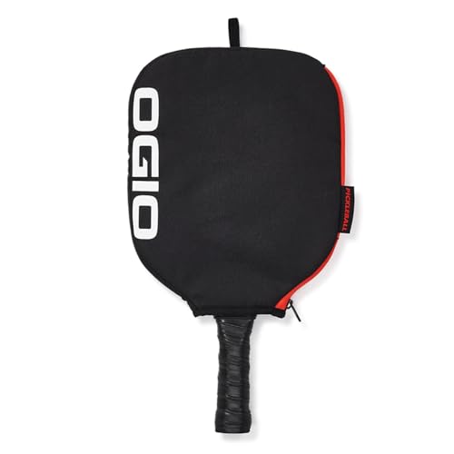 OGIO Pickleball Collection - color: Black/Red, style: Paddle Cover