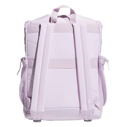Saturday Sport Fashion Compact Small Size Backpack - color: Ice Lavender/White