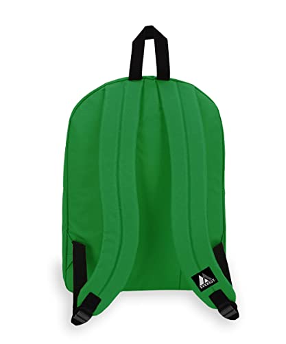 Everest Classic Backpack, Emerald Green, One Size - color: Emerald Green, size: One Size