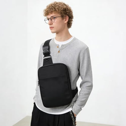 OSOCE Sling Bag, RFID Anti-Theft Lightweight - color: Black - Standard, size: X-Large