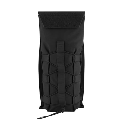 PETAC GEAR 1.5L / 3L Tactical Hydration Pack，Molle Carrier Pouch for 50 oz /100 oz Hydration Bladder Daypack Water Backpack. - color: BK, size: 3L bag only