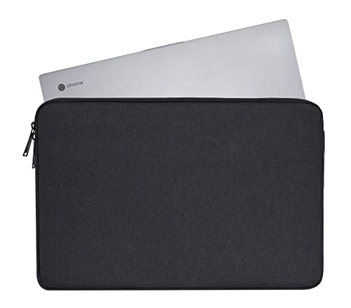 17 inch Laptop Sleeve Case for HP 17 inch Laptop/HP Envy 17 / Pavilion 17, Dell Inspiron 17, Lenovo Ideapad 3, Asus Vivobook 17, Acer Aspire 17.3 Laptops Water-Resistant Notebook Bag - color: Black
