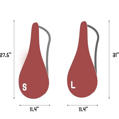 Tennis Bag Lightweight and Padded Tennis Rackets Cover with Adjustable Shoulder Strap - color: Red, size: 31"x11.4"