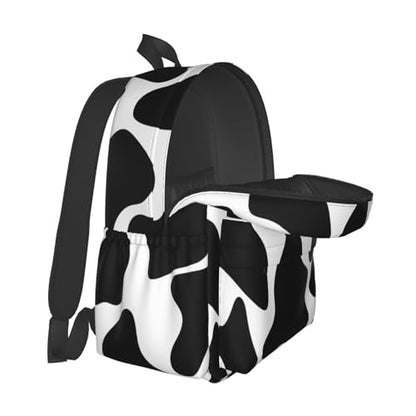 Cow spot Travel Backpack for Men Women 15.6 inch Laptop Backpack Casual Daypack for Weekender - color: Cow Spot